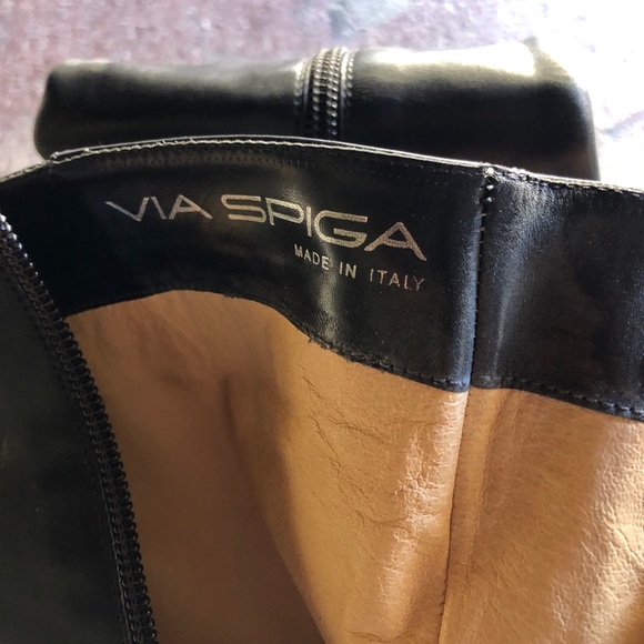 Via Spiga Keshi Leather Tall Boot - Picture 1 of 3